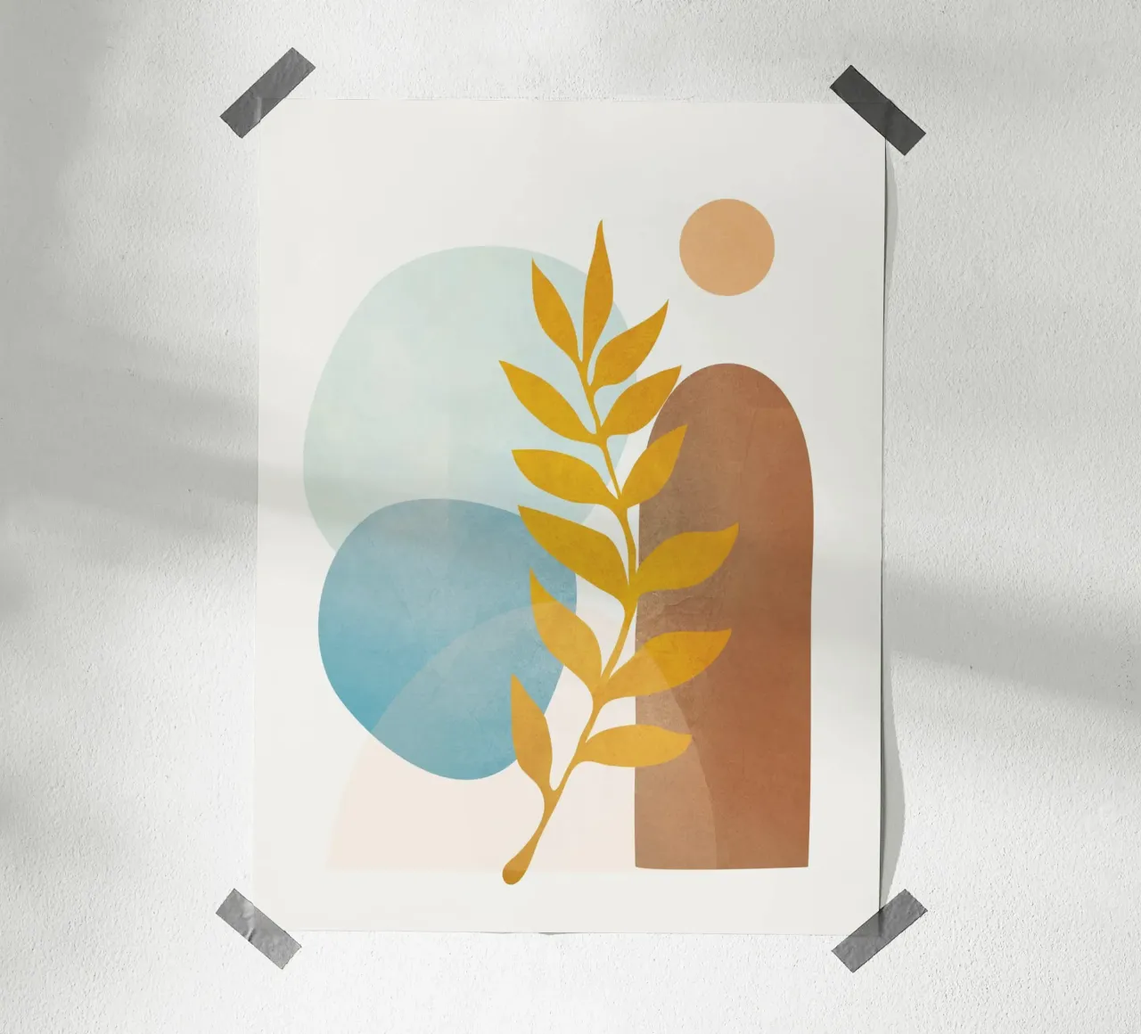 Soft Abstract Shapes 04 Hahnemühle von Flow Line