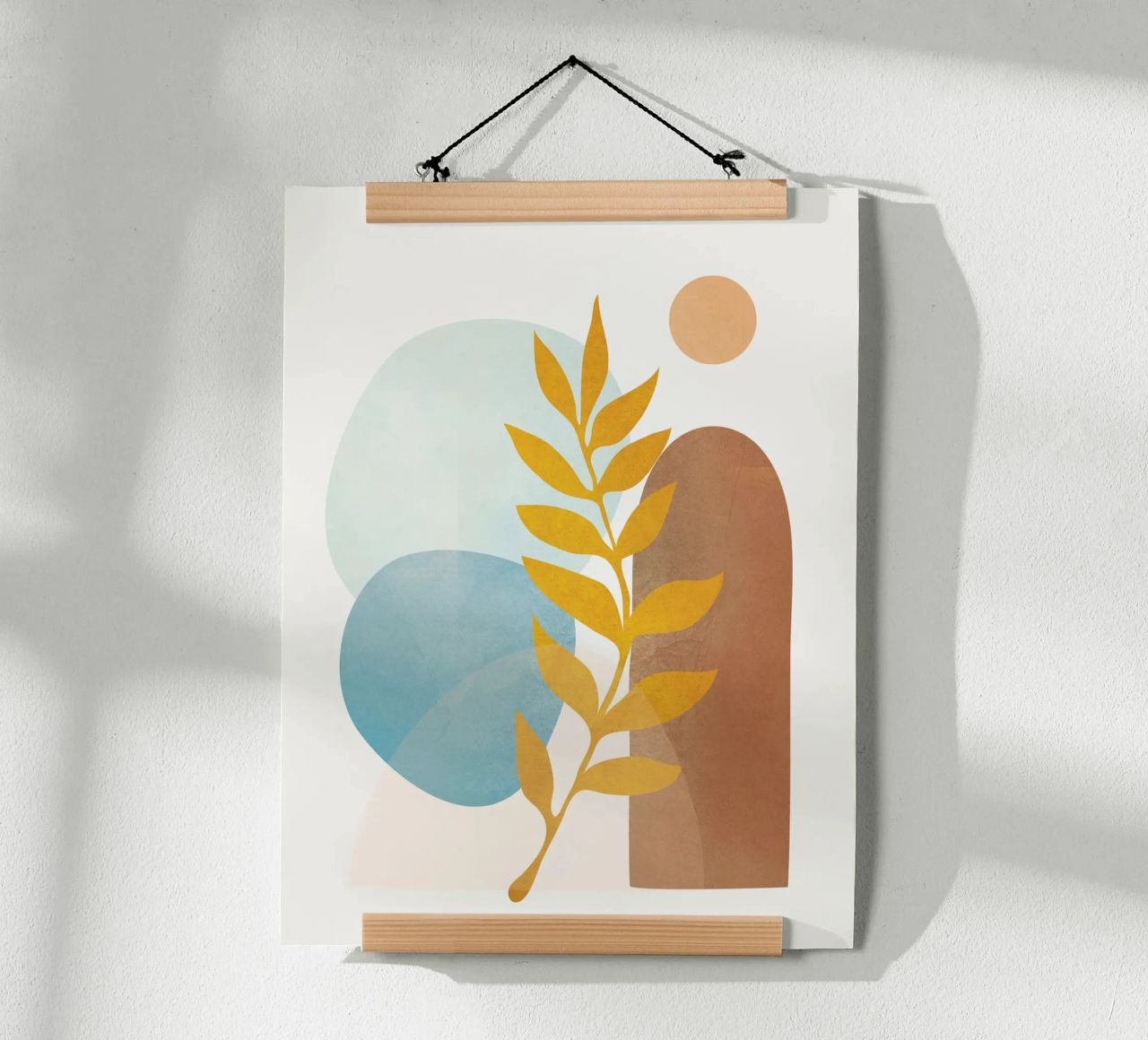 Soft Abstract Shapes 04 poster da Flow Line