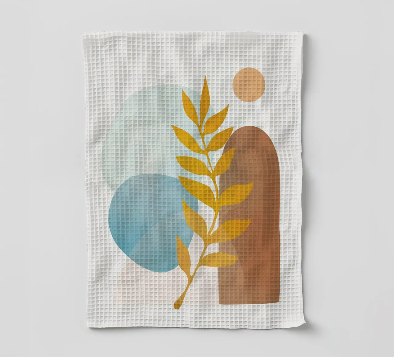 Soft Abstract Shapes 04 torchon de Flow Line