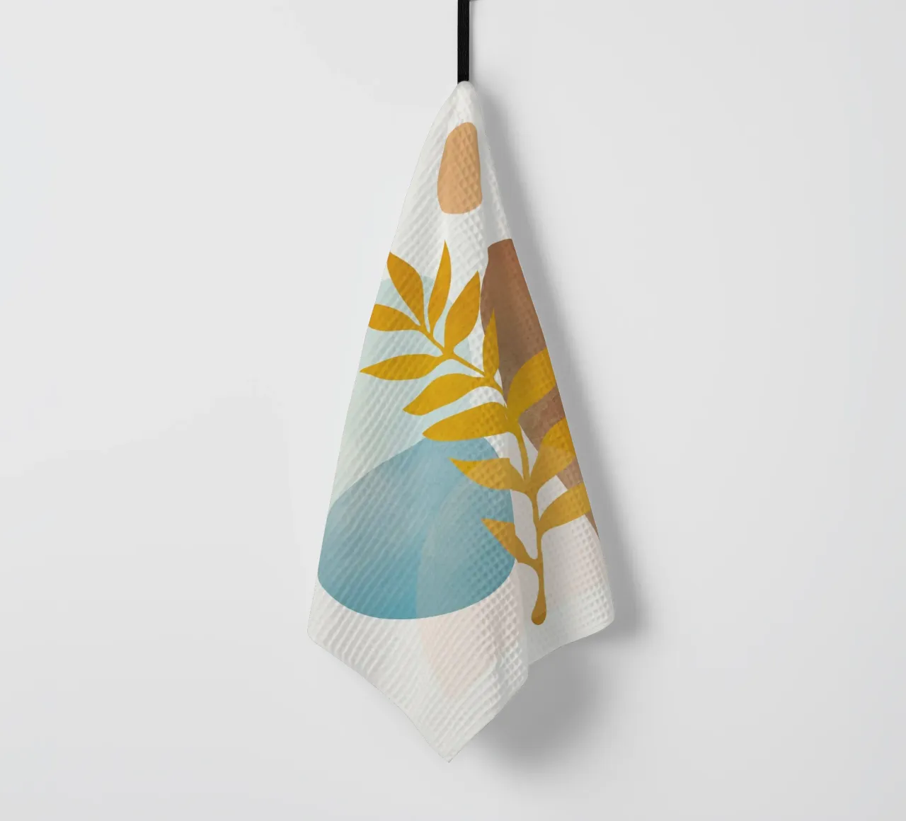 Soft Abstract Shapes 04 torchon de Flow Line