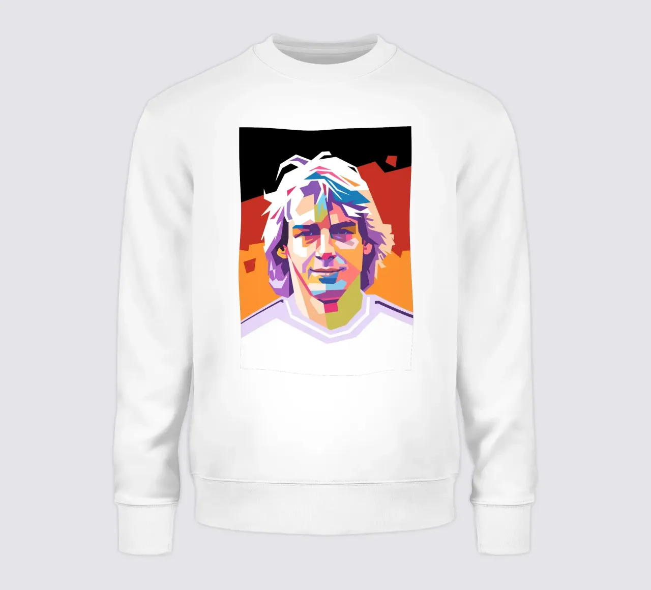 Juergen Klinsmann pop art felpa da Hantamrata