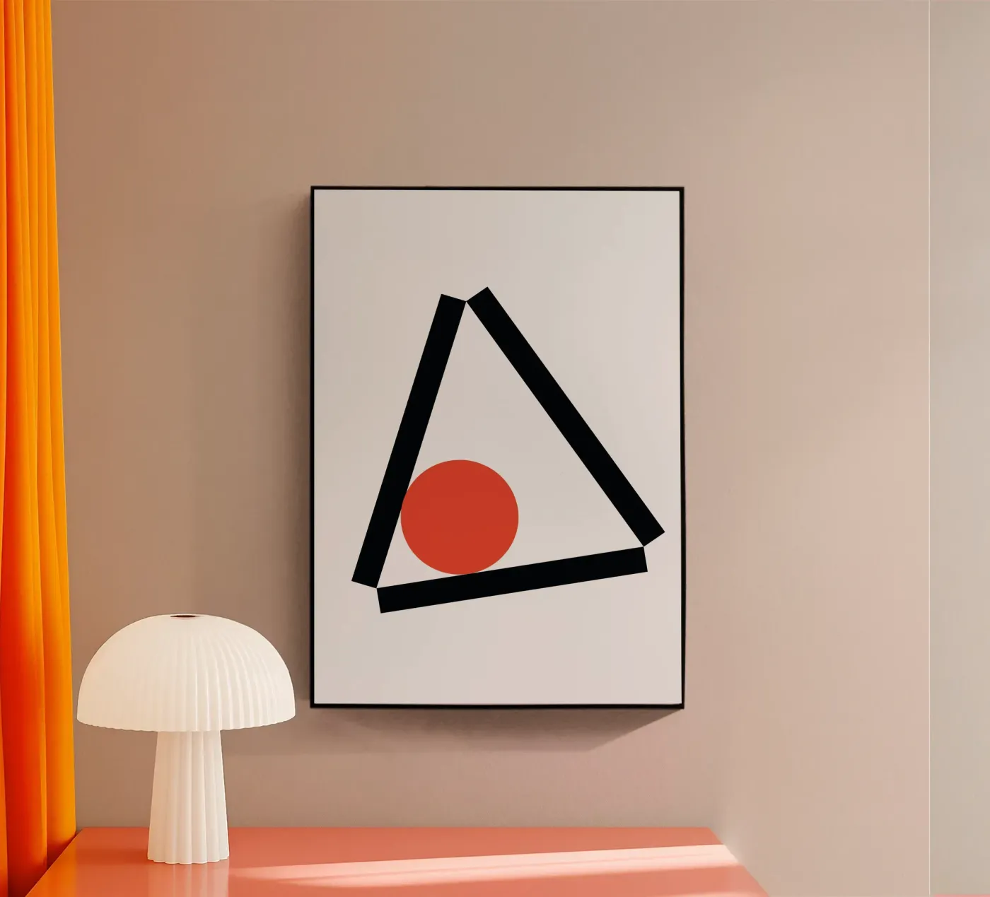 Triangle Balance Focus Acryl-Glas von galihstudio
