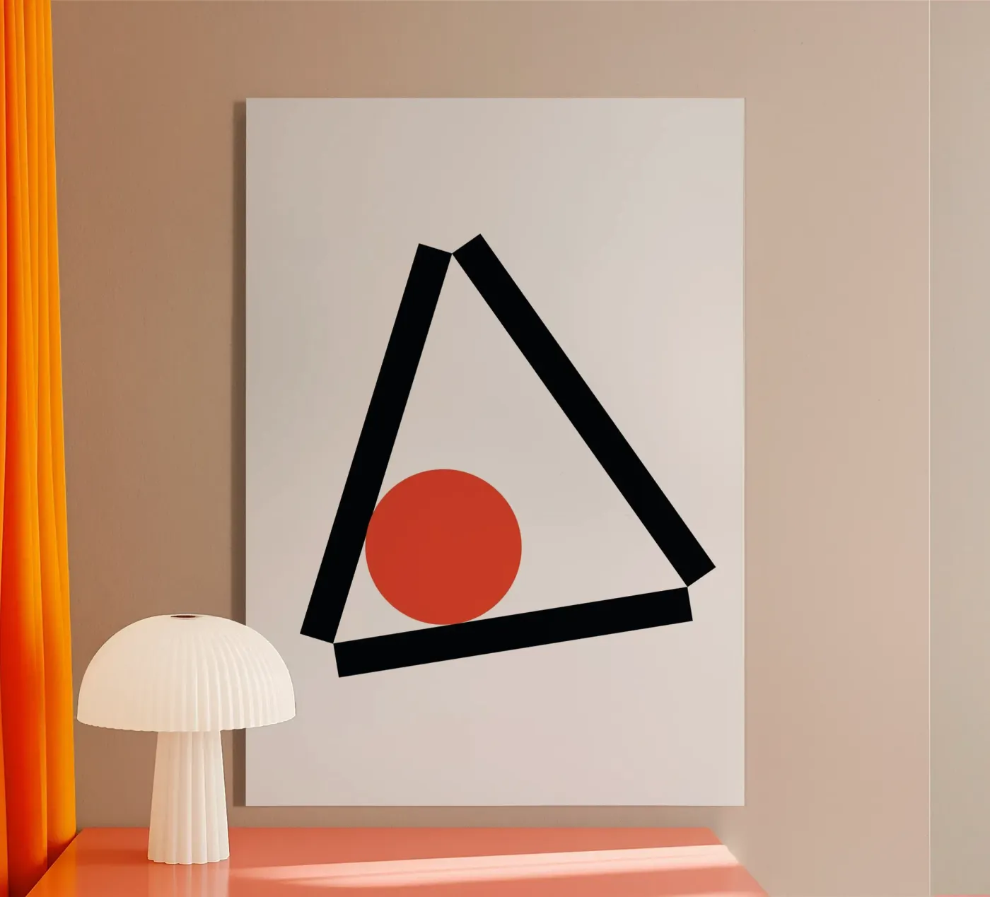 Triangle Balance Focus Acryl-Glas von galihstudio