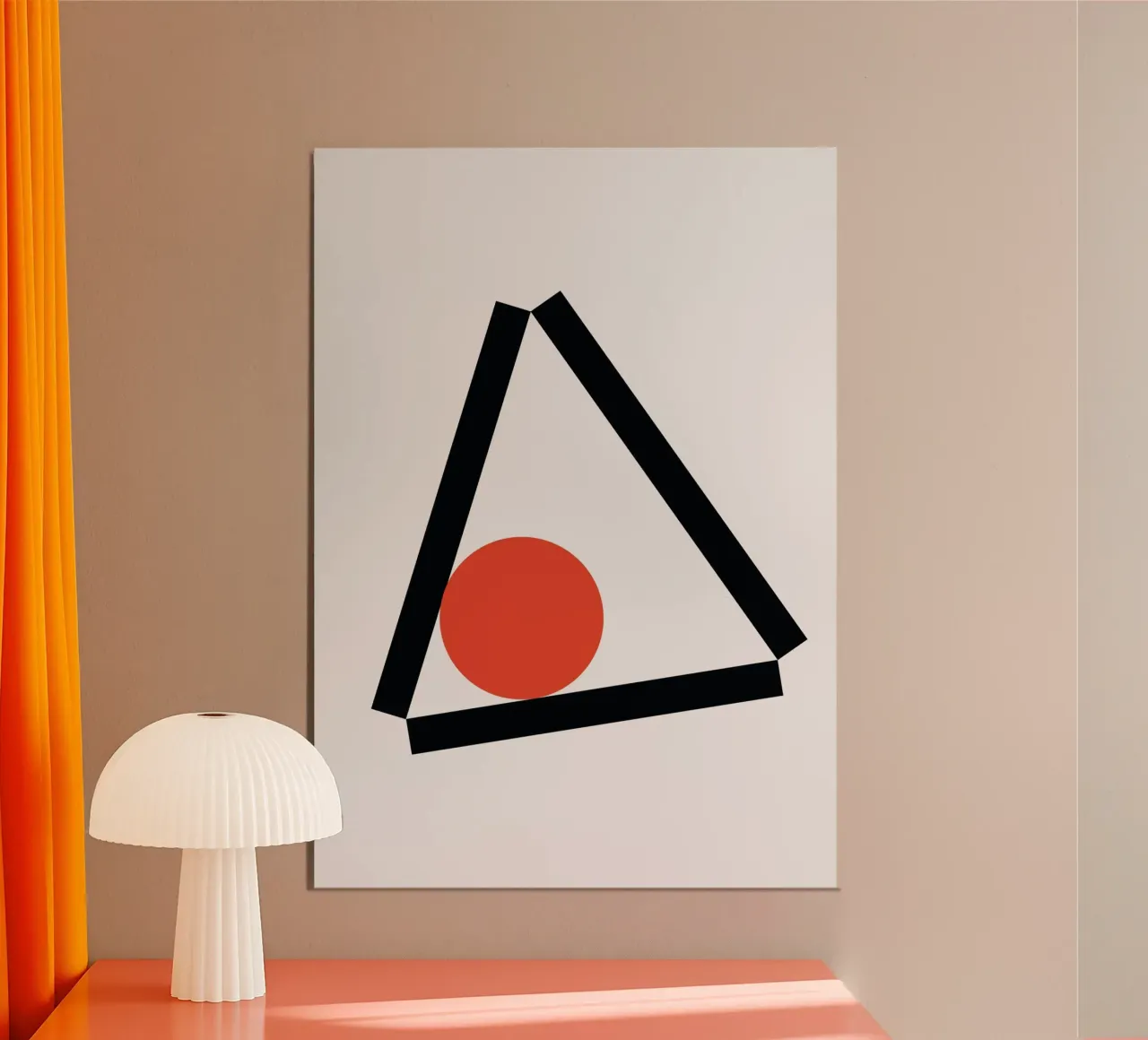 Triangle Balance Focus carta hahnemühle da galihstudio
