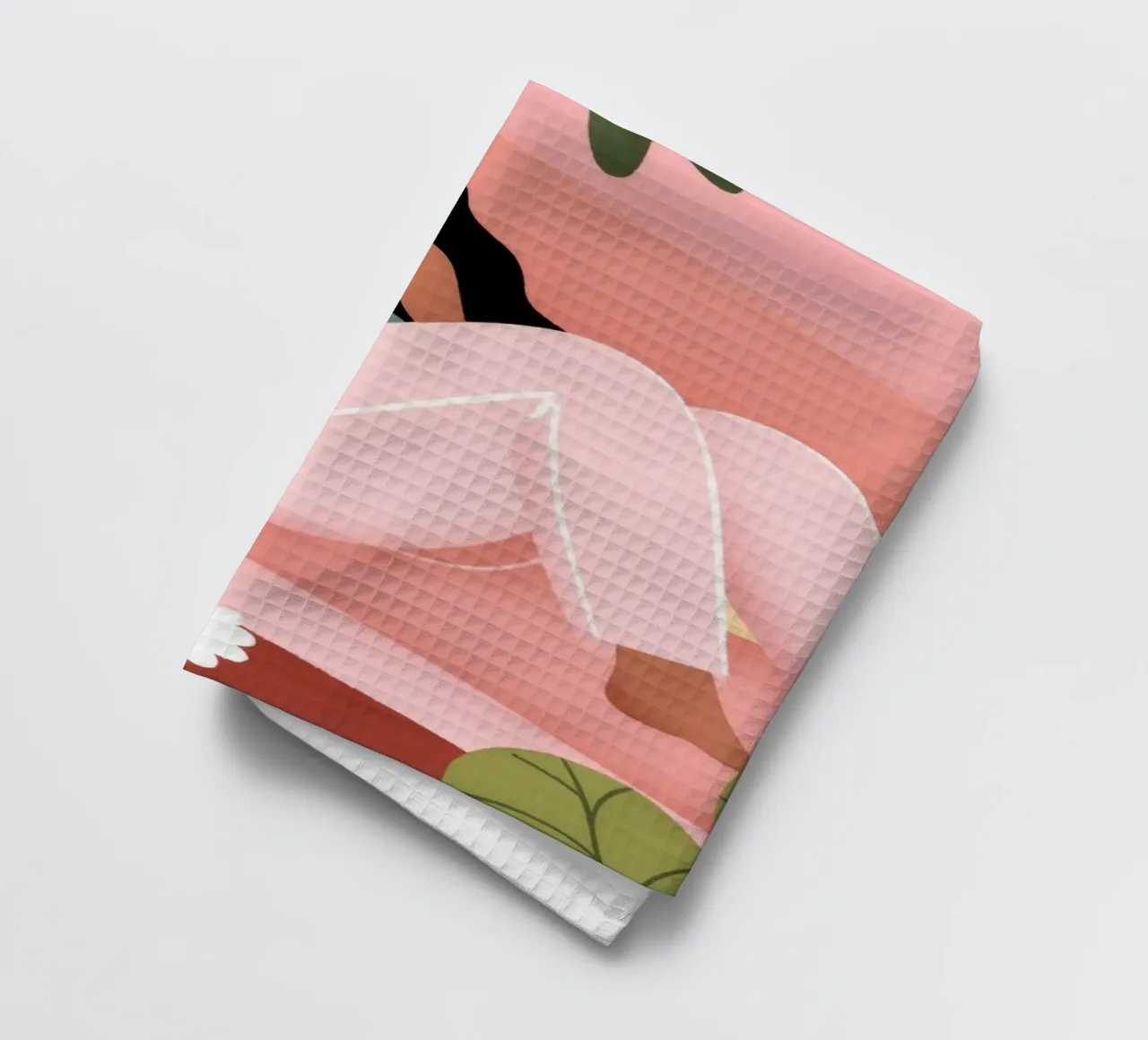 Le bonheur du coin lecture torchon de Veiled Canvas