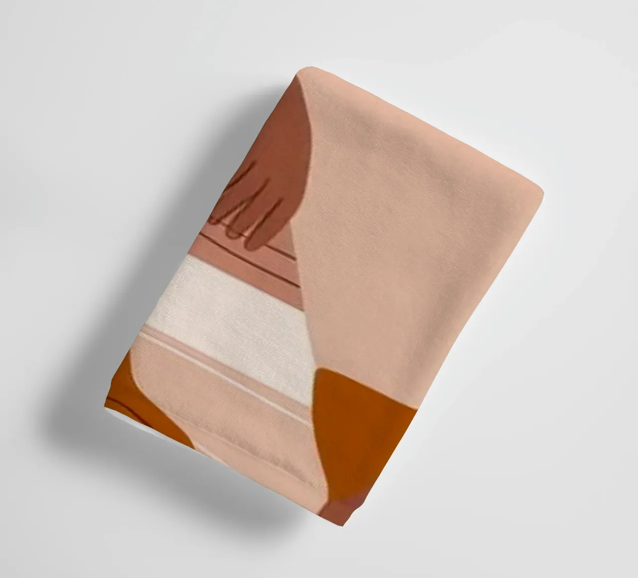 Una compagnia serena e accogliente asciugamano da bagno da Veiled Canvas