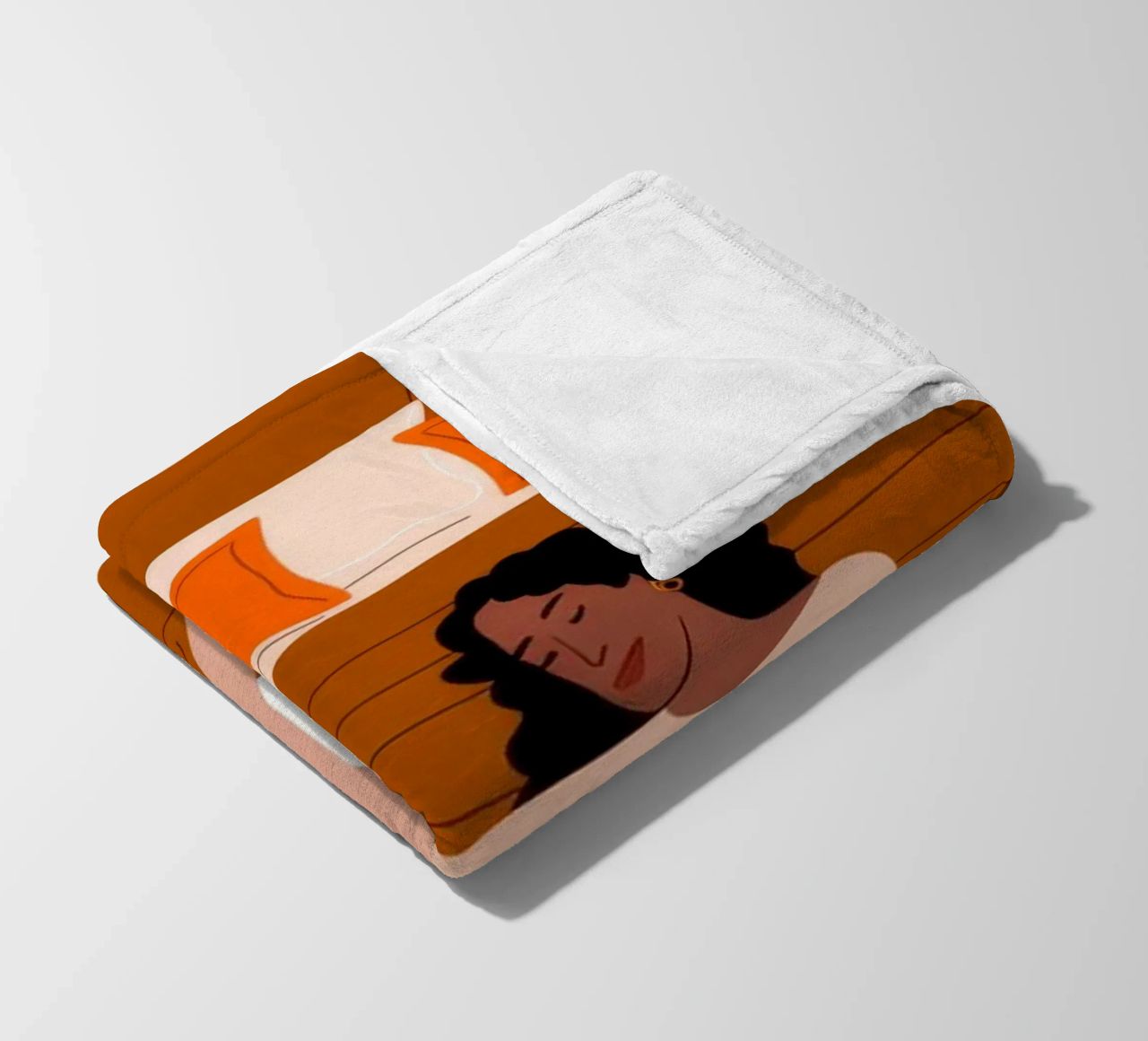 Una compagnia serena e accogliente coperta in pile da Veiled Canvas