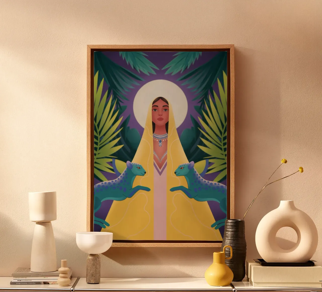 Mystical Divine Encounter canvas by Veiled Canvas