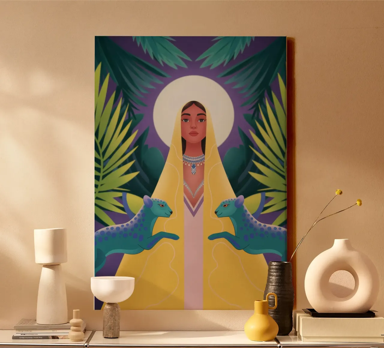 Mystical Divine Encounter canvas by Veiled Canvas