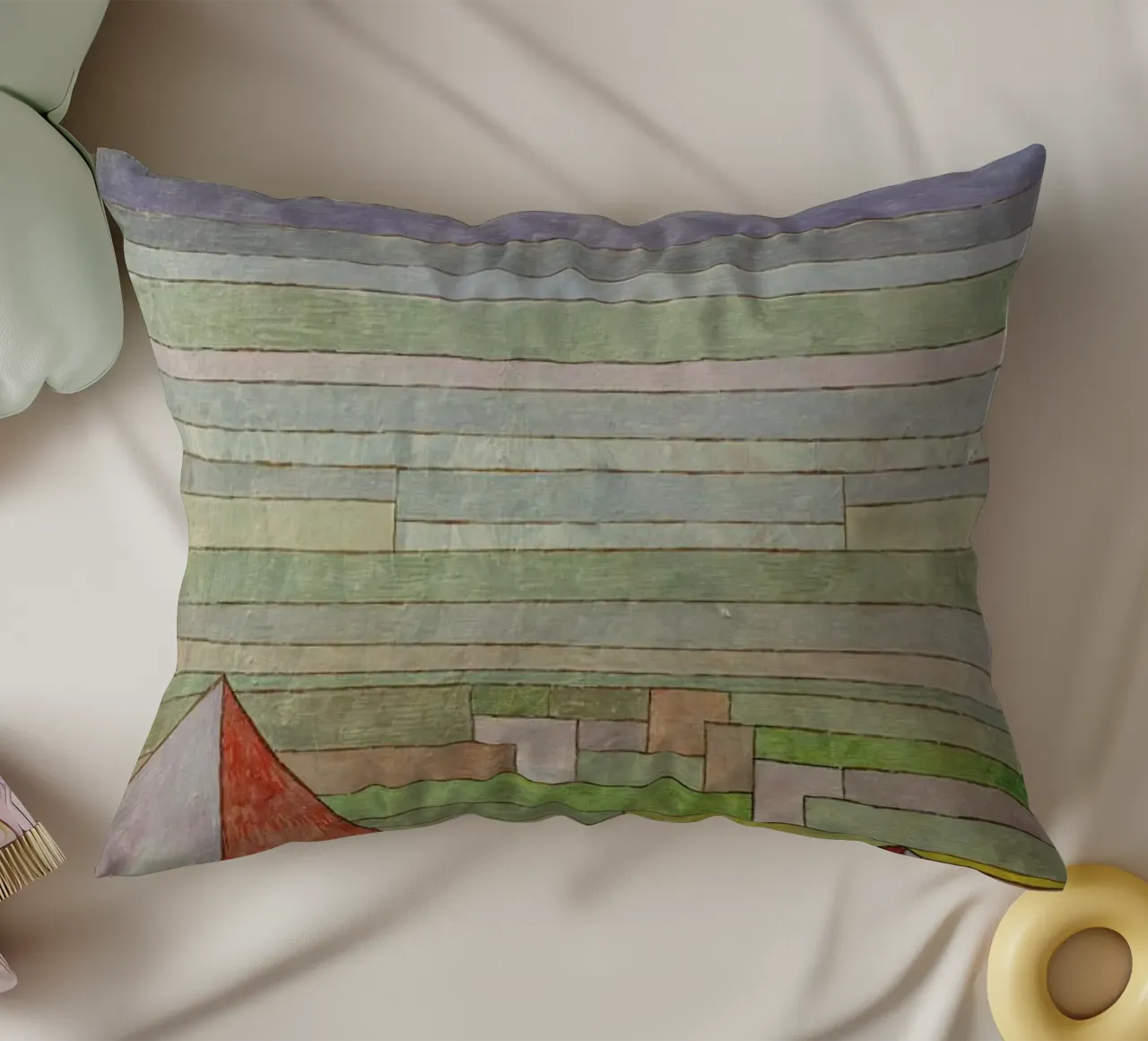 Klee - View into the Fertile Country cuscino da ARTOTHEK