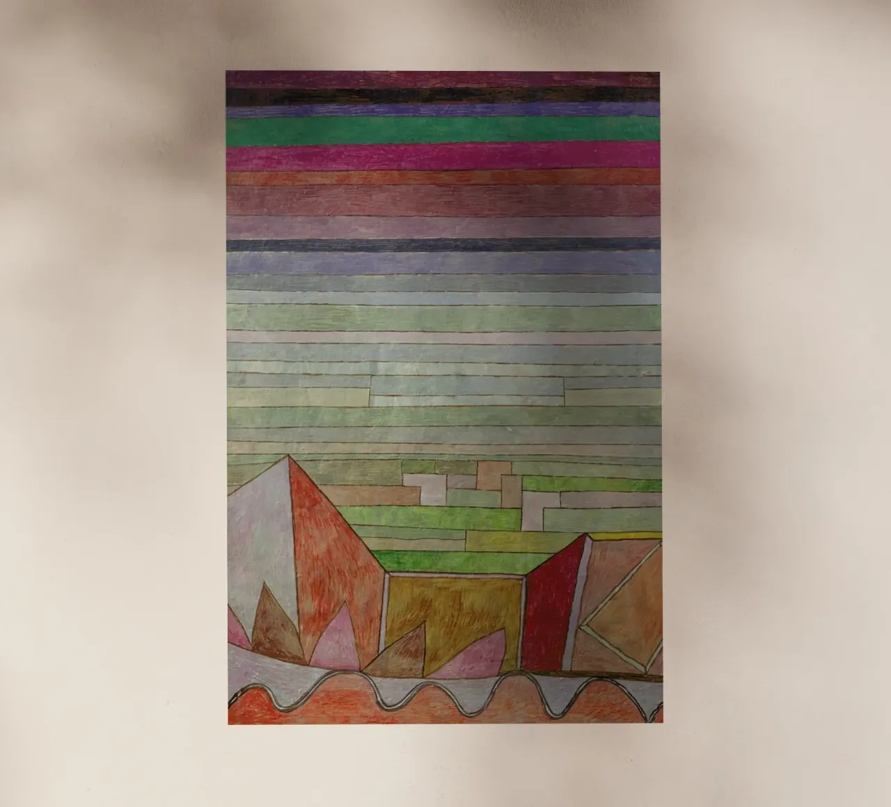 Klee - View into the Fertile Country pellicola backlit da ARTOTHEK