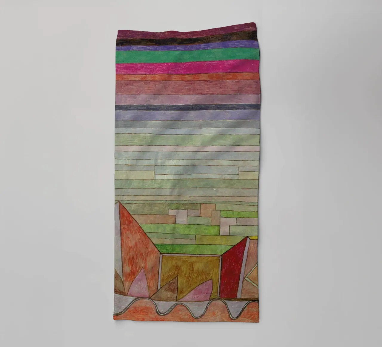 Klee - View into the Fertile Country asciugamano da bagno da ARTOTHEK