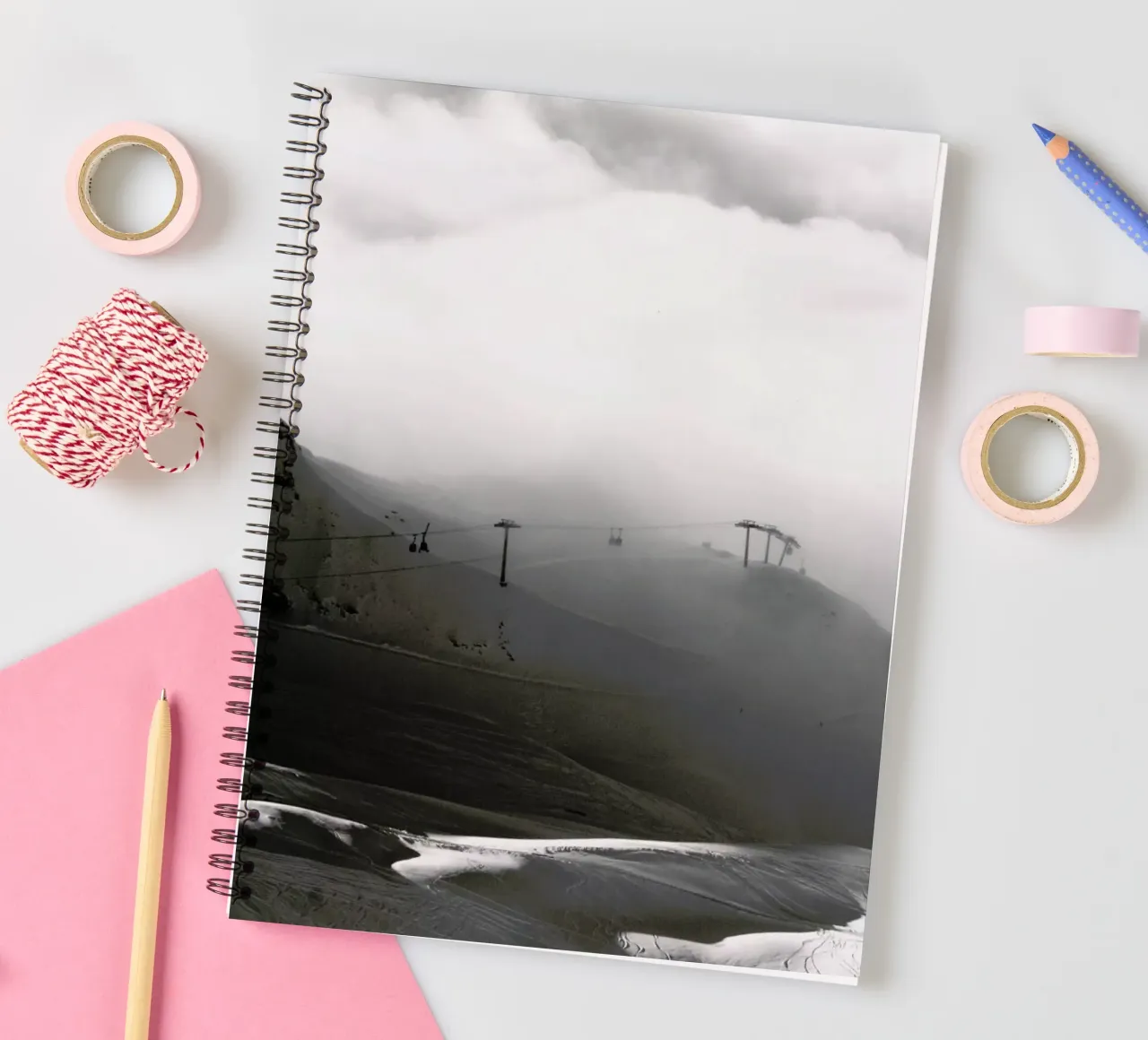 Above and Beyond spiral notebook by Victoria Frost