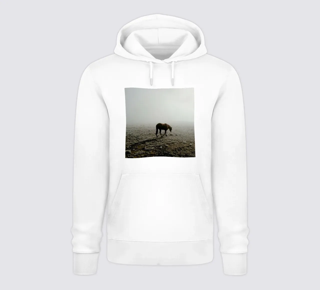 Fogged Horse felpa con cappuccio da Kevin Russ