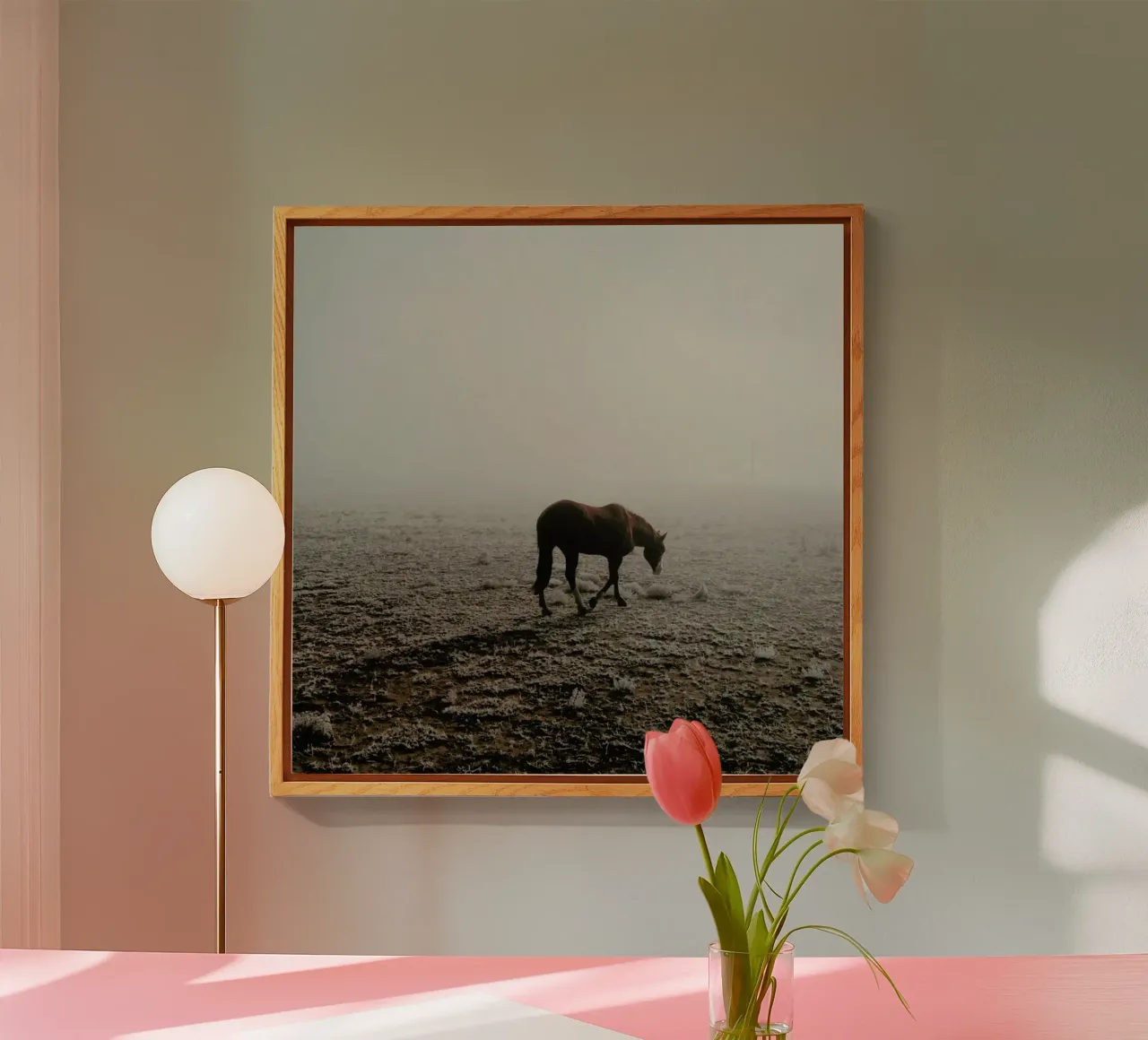 Fogged Horse plexiglass da Kevin Russ