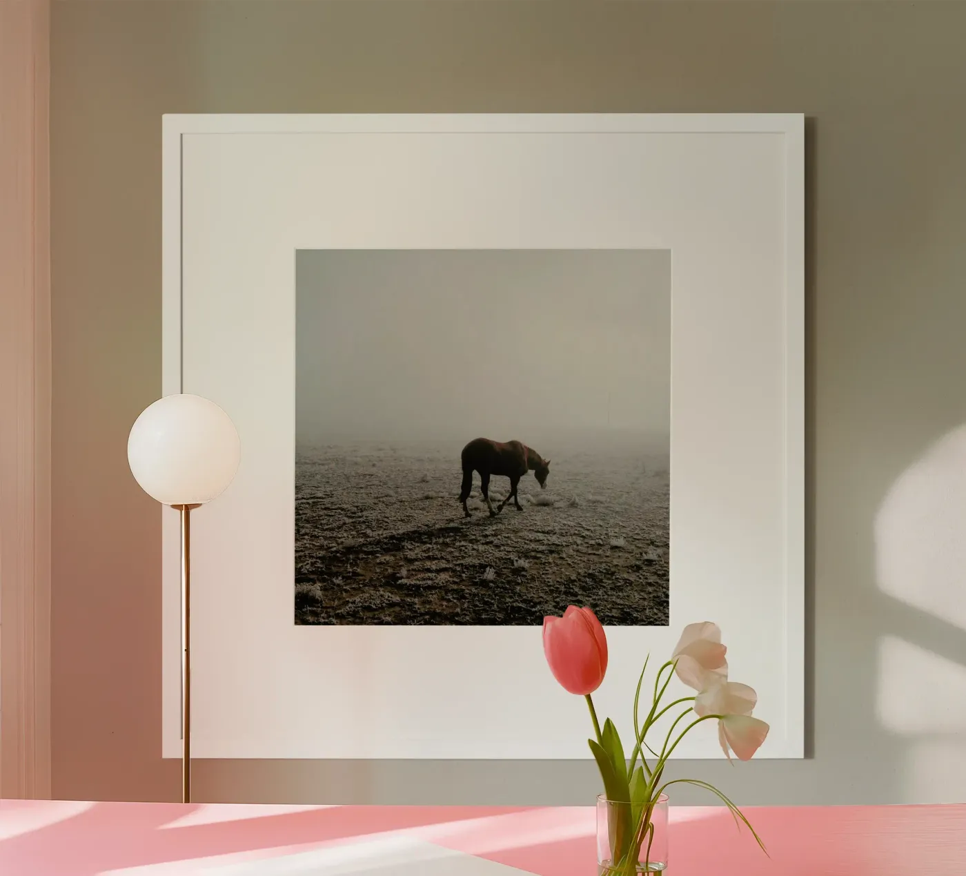 Fogged Horse poster da Kevin Russ