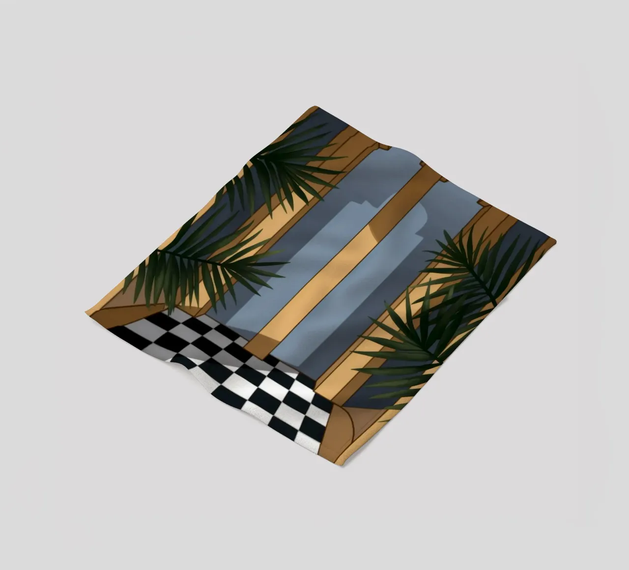 Majestic Architectural Passage fleece blanket by Veiled Canvas