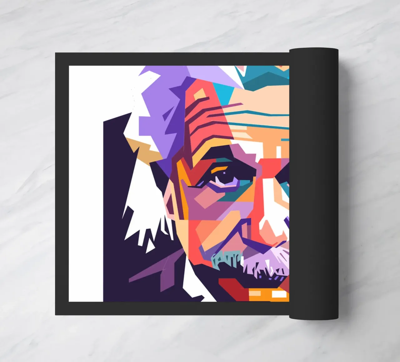 Ritratto pop art di Albert Einstein zerbino da Hantamrata