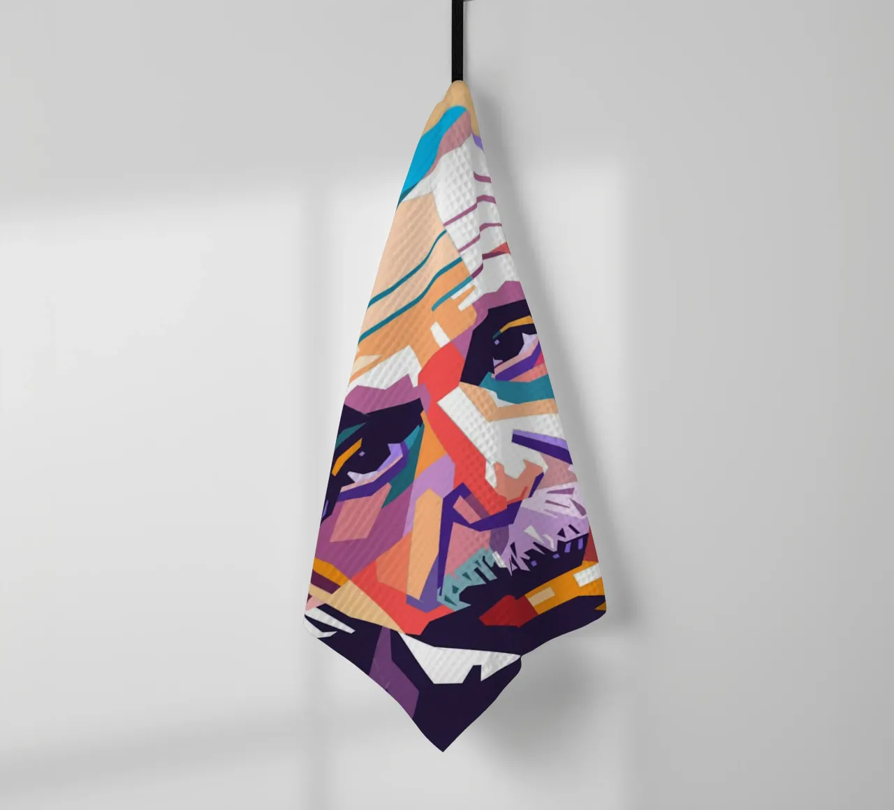 Ritratto pop art di Albert Einstein canovaccio da cucina da Hantamrata