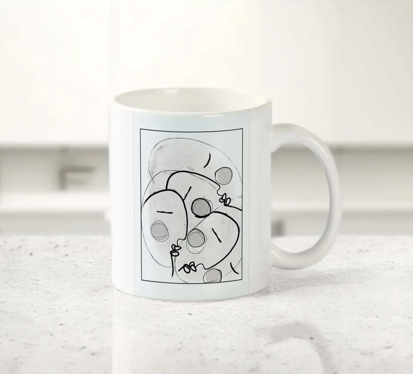 Together ceramic mug by treechild