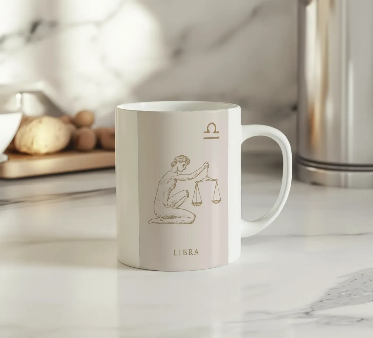 Libra tazza in ceramica da Flora & Fauna
