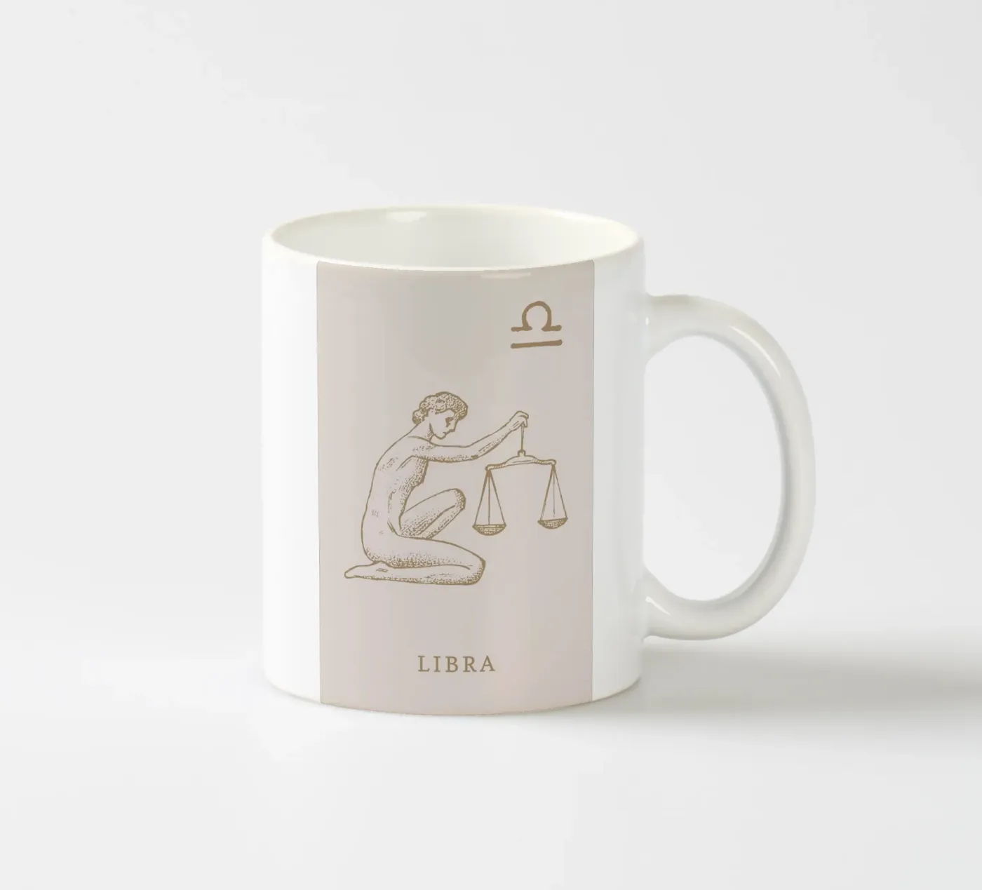 Libra ceramic mug by Flora & Fauna