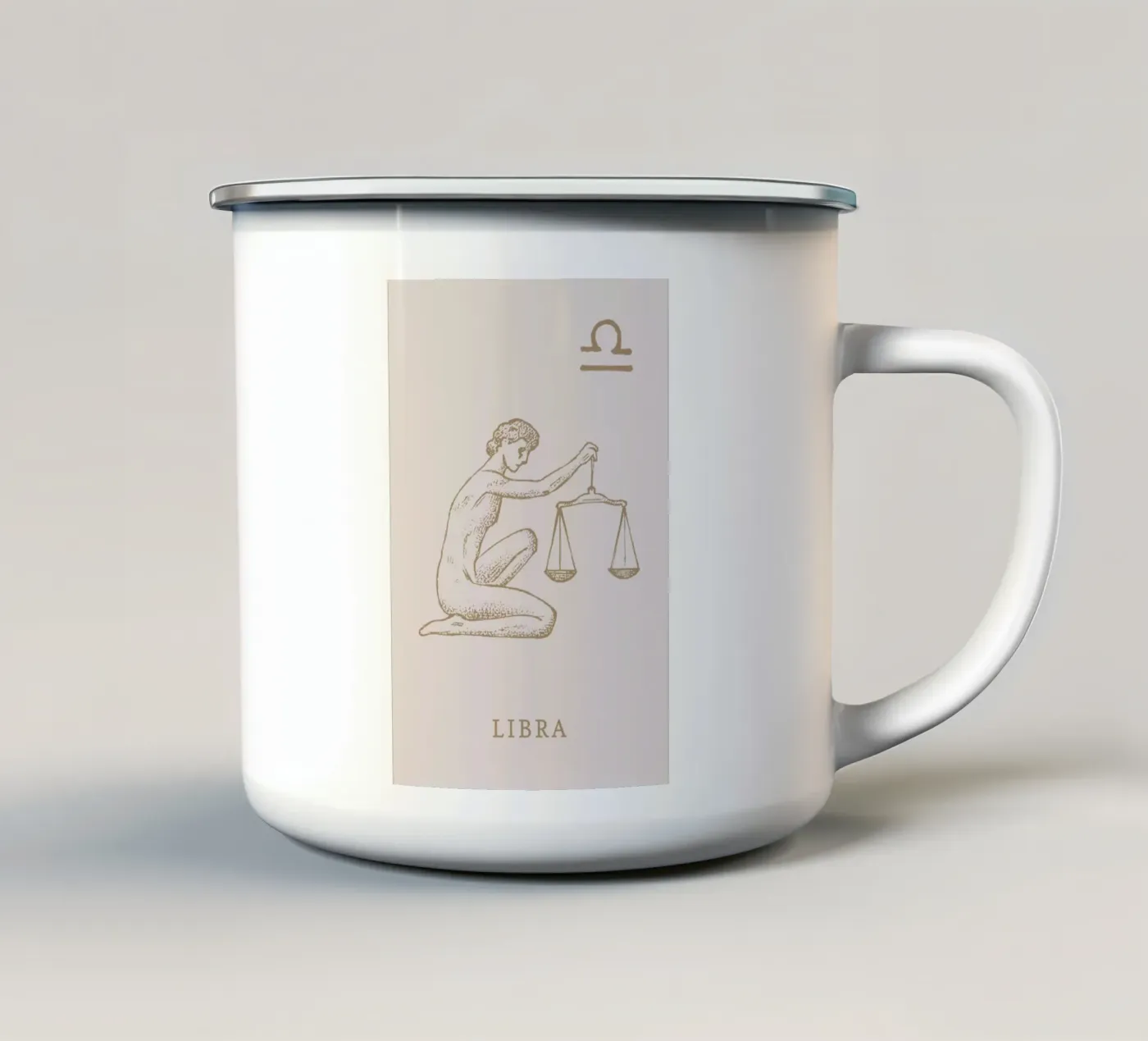 Libra enamel mug by Flora & Fauna
