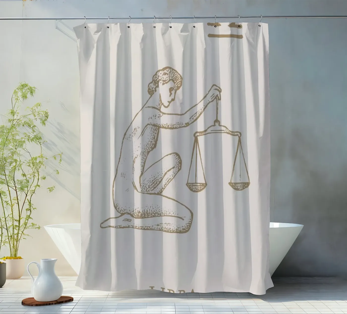 Libra Duschvorhang von Flora & Fauna