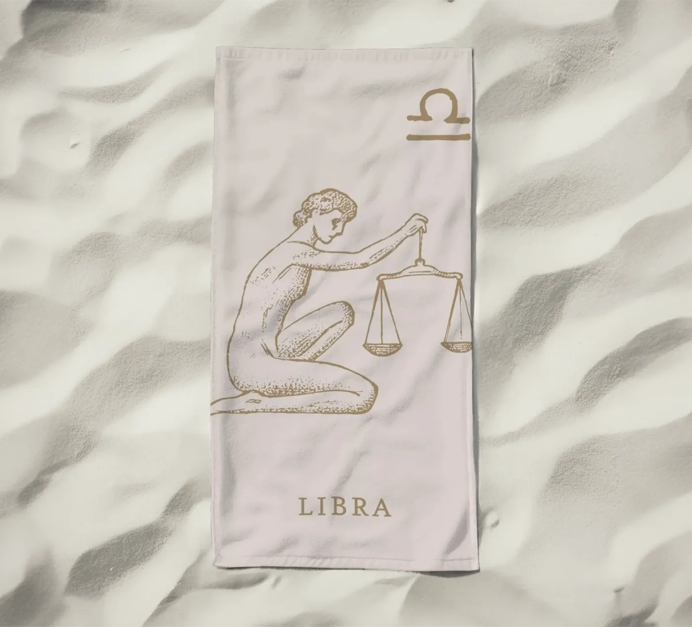Libra strandhanddoek van Flora & Fauna