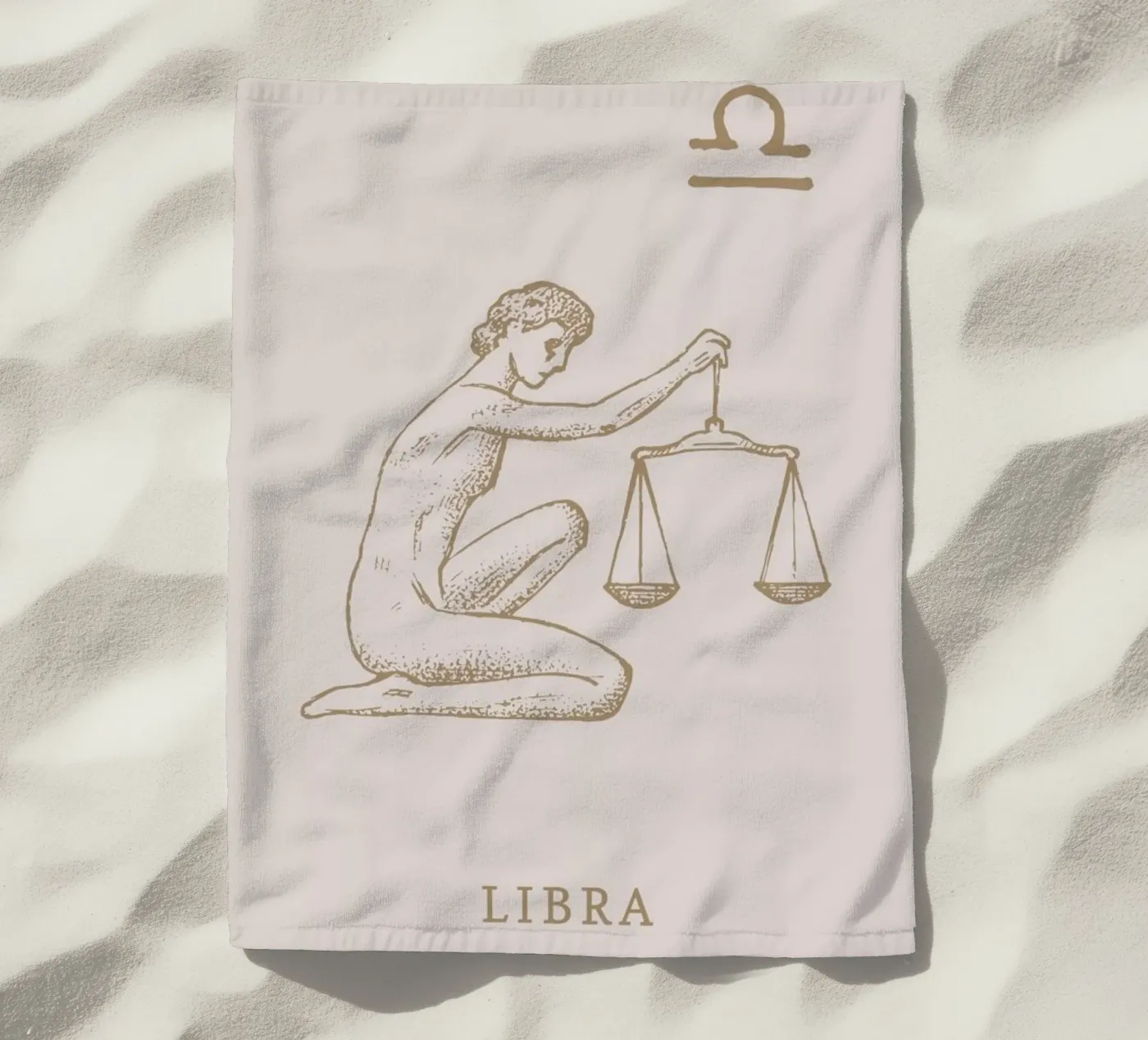 Libra strandhanddoek van Flora & Fauna