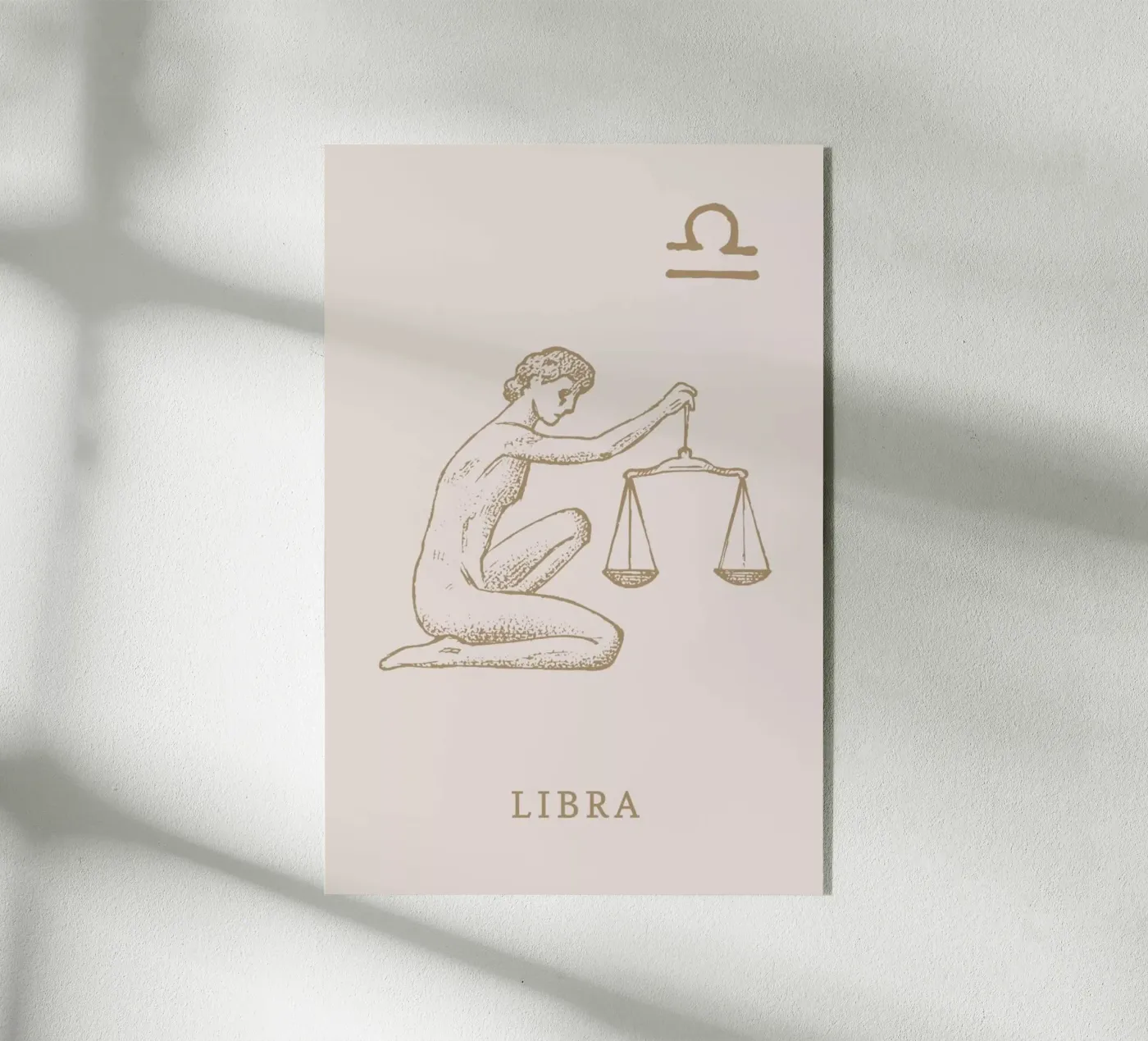 Libra Acryl-Glas von Flora & Fauna
