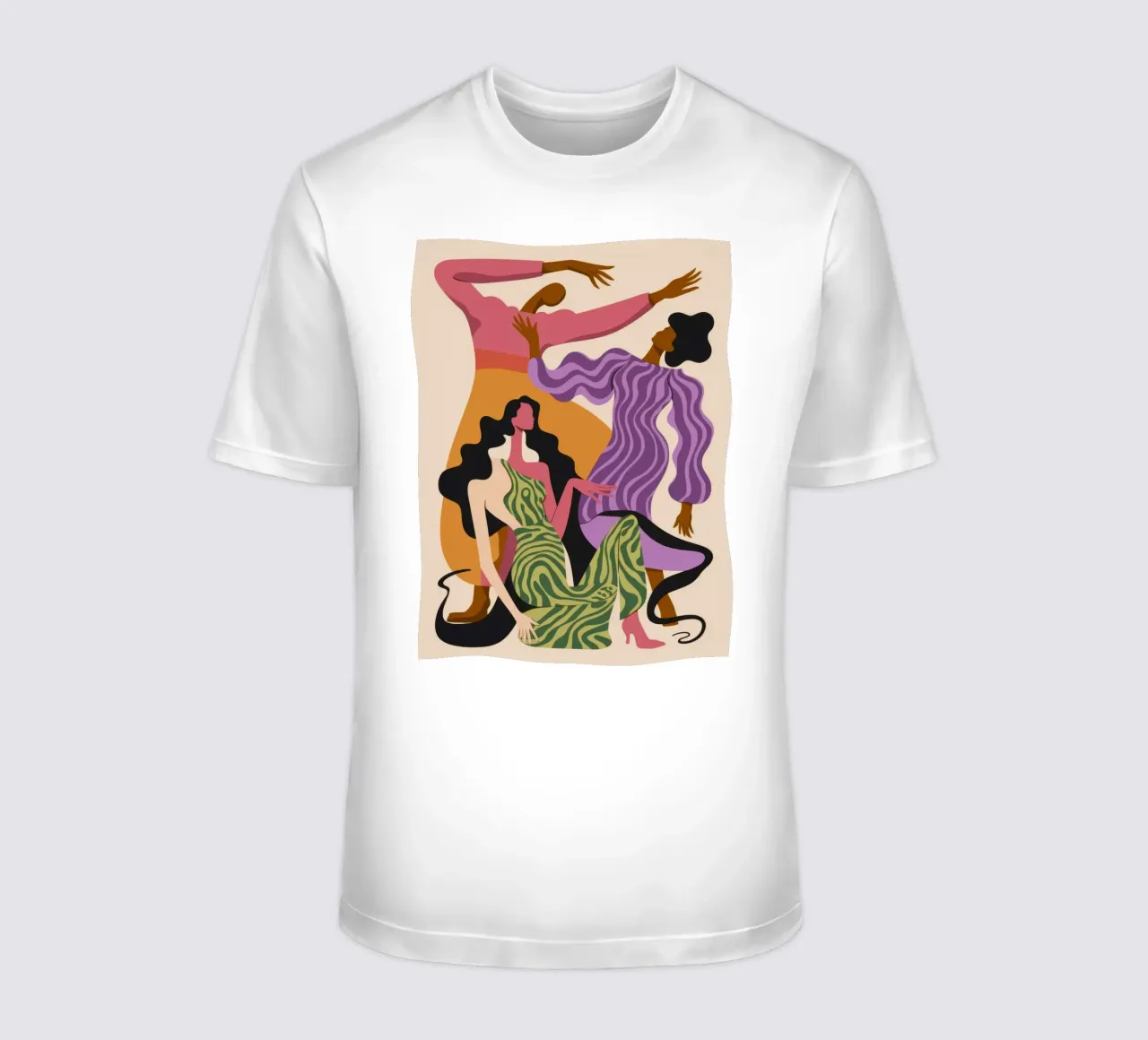 Dynamic Dance Harmony t-shirt by Veiled Canvas