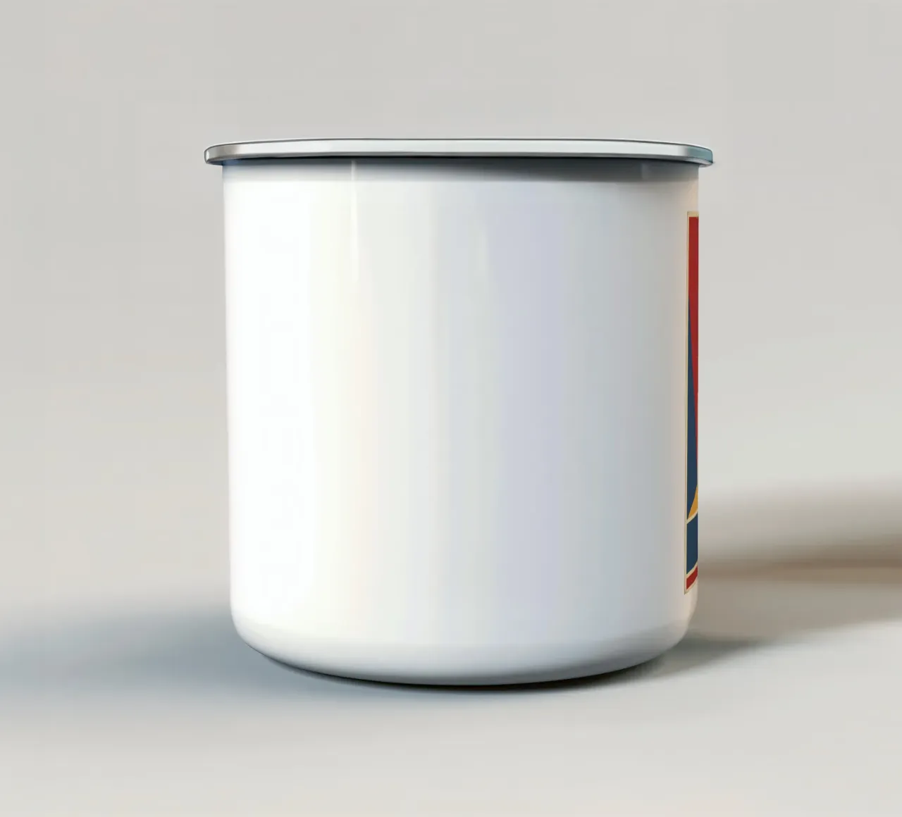 Grundlegende Kunst 192 Emaille Tasse von Carrie a Ingersoll
