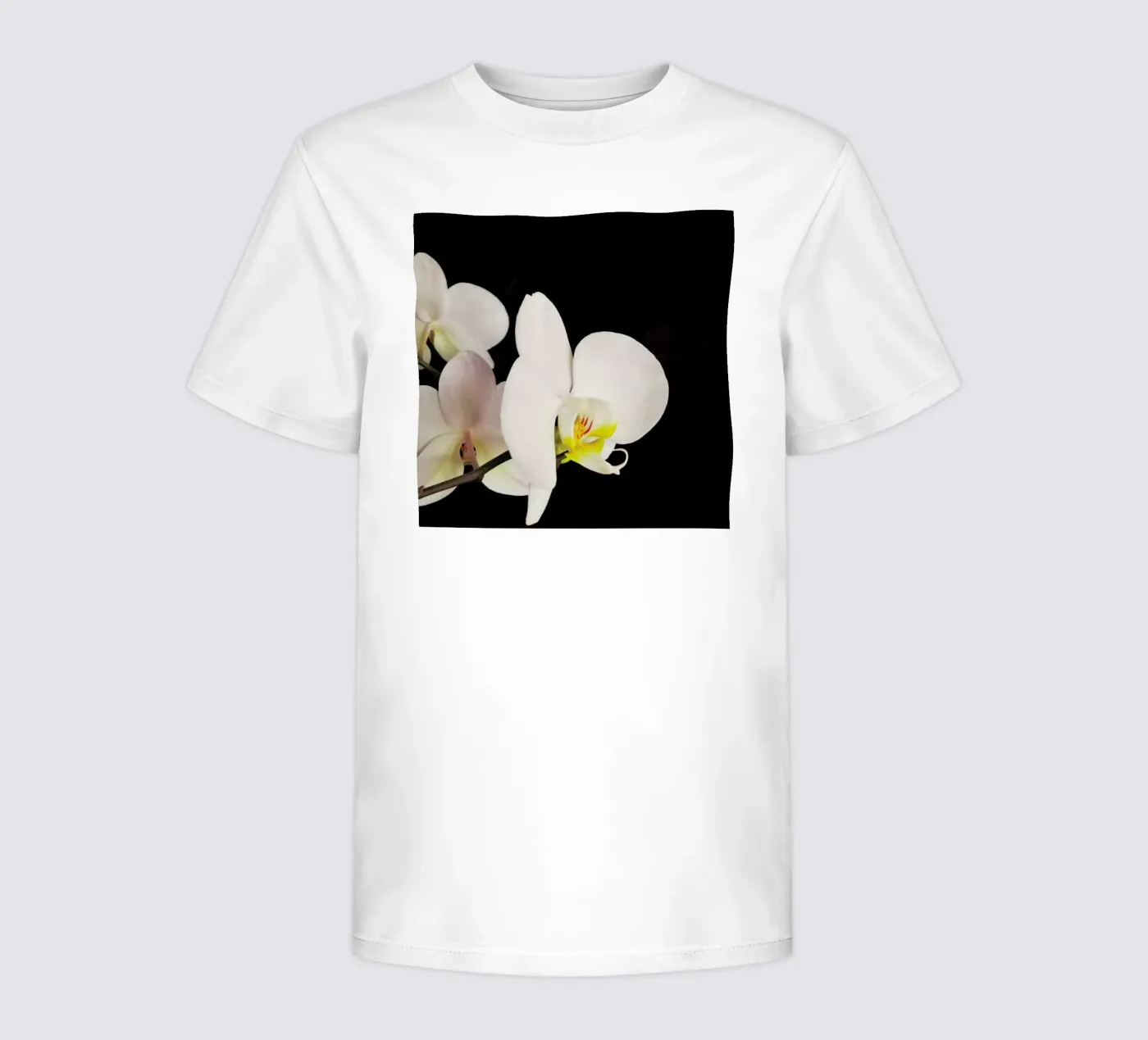 Black and White Orchid t-shirt bambini da Cassia Beck Photography