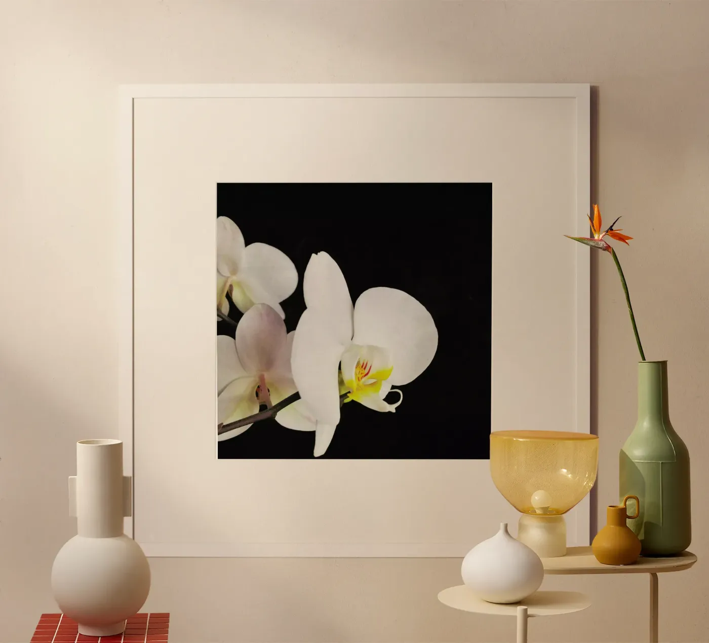 Black and White Orchid poster da Cassia Beck Photography