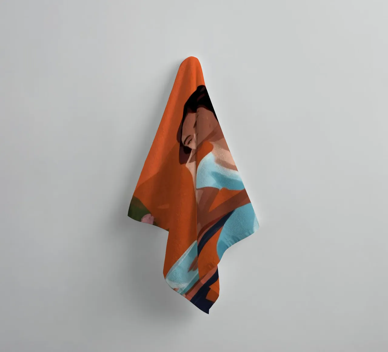 Femme Serenity floreale asciugamano da bagno da Veiled Canvas