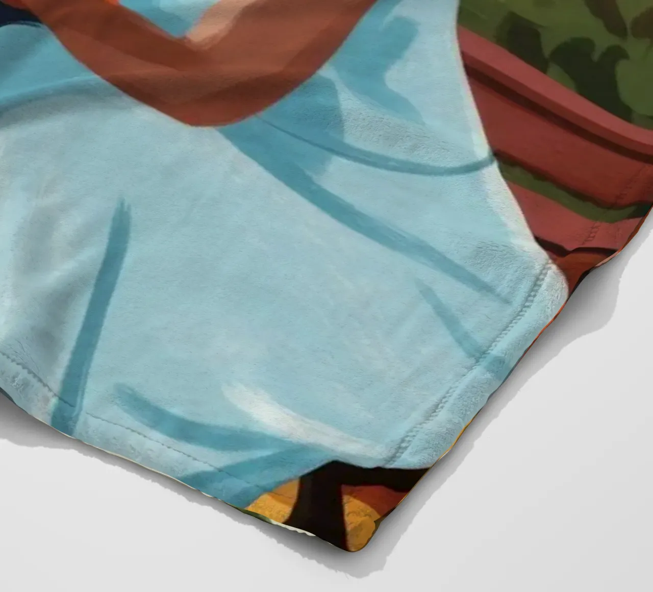 Femme Serenity floreale coperta in pile da Veiled Canvas