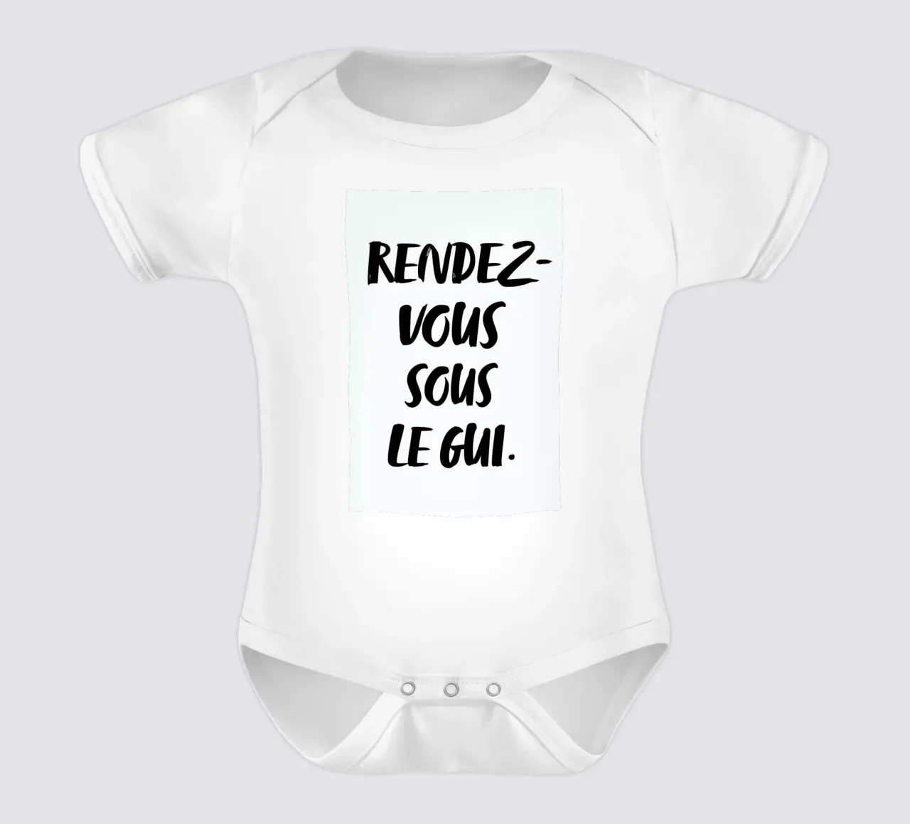 Rendez-vous sous le gui body neonato maniche corte da daylight design studio