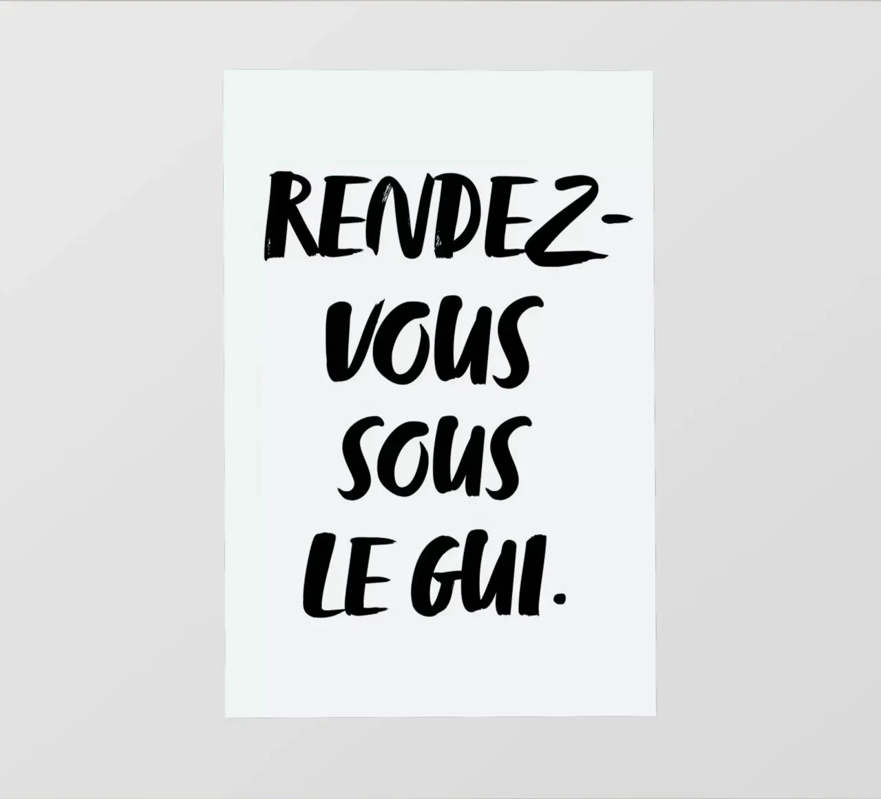 Rendez-vous sous le gui pellicola backlit da daylight design studio