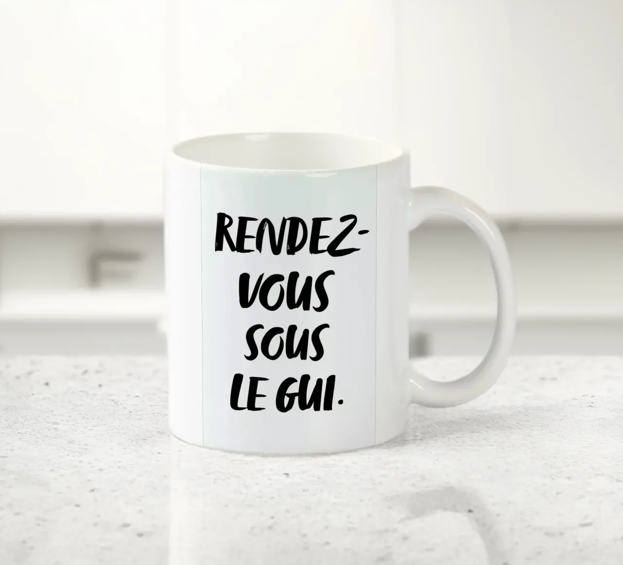 Rendez-vous sous le gui keramische mok van daylight design studio