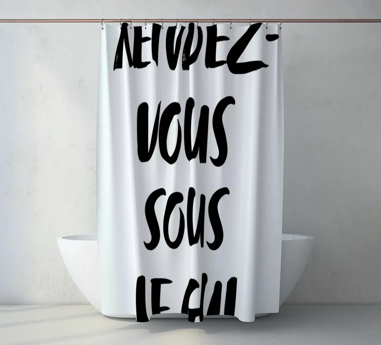 Rendez-vous sous le gui tenda da doccia da daylight design studio