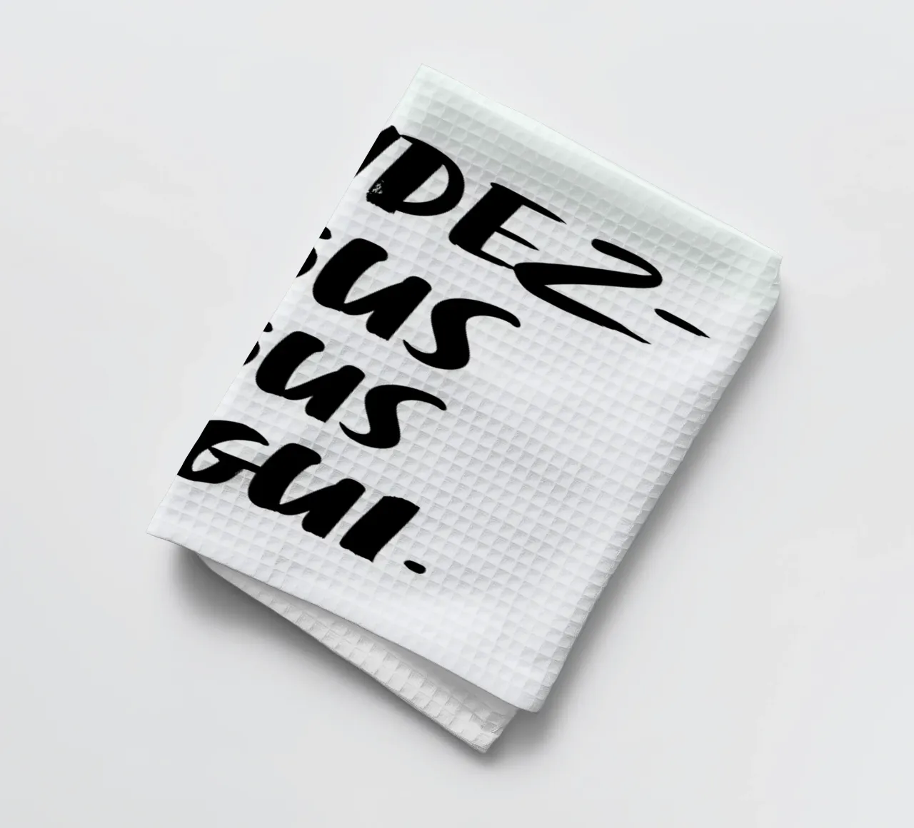 Rendez-vous sous le gui torchon de daylight design studio