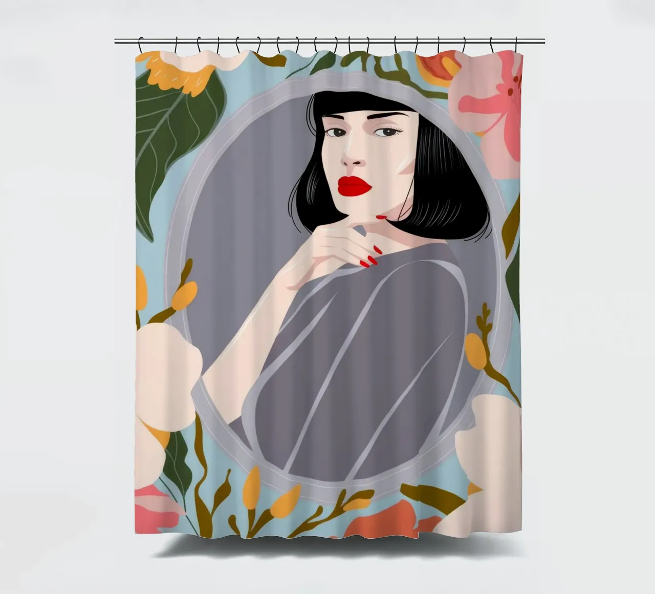 Celestial Dreamscape Harmony shower curtain by Veiled Canvas