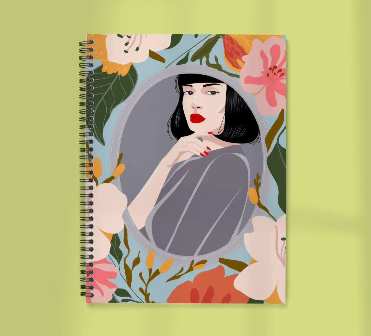Celestial Dreamscape Harmony spiral notebook by Veiled Canvas