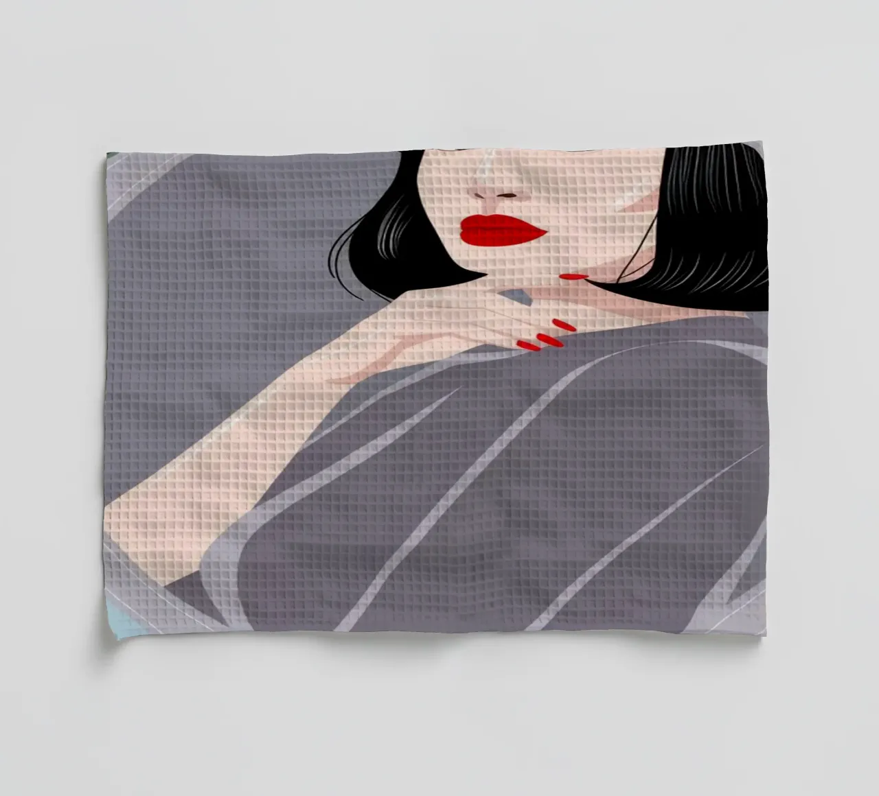 Celestial Dreamscape Harmony tea towel by Veiled Canvas
