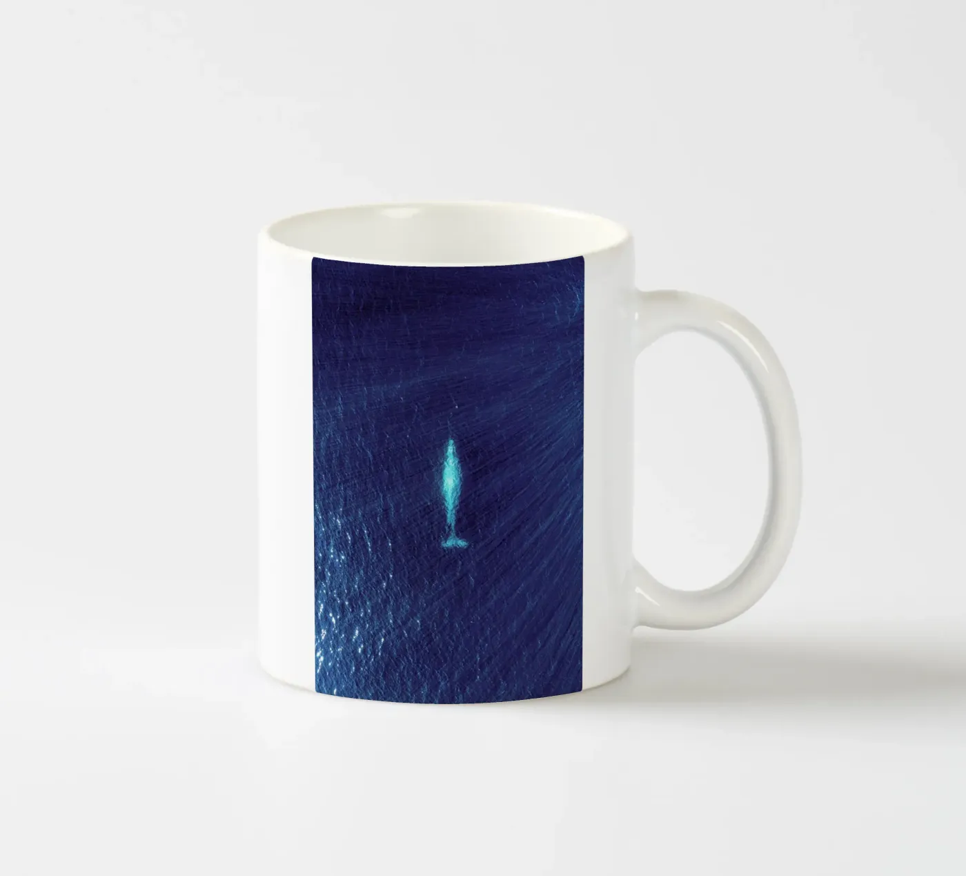 Whale ceramic mug by ROBERTO H