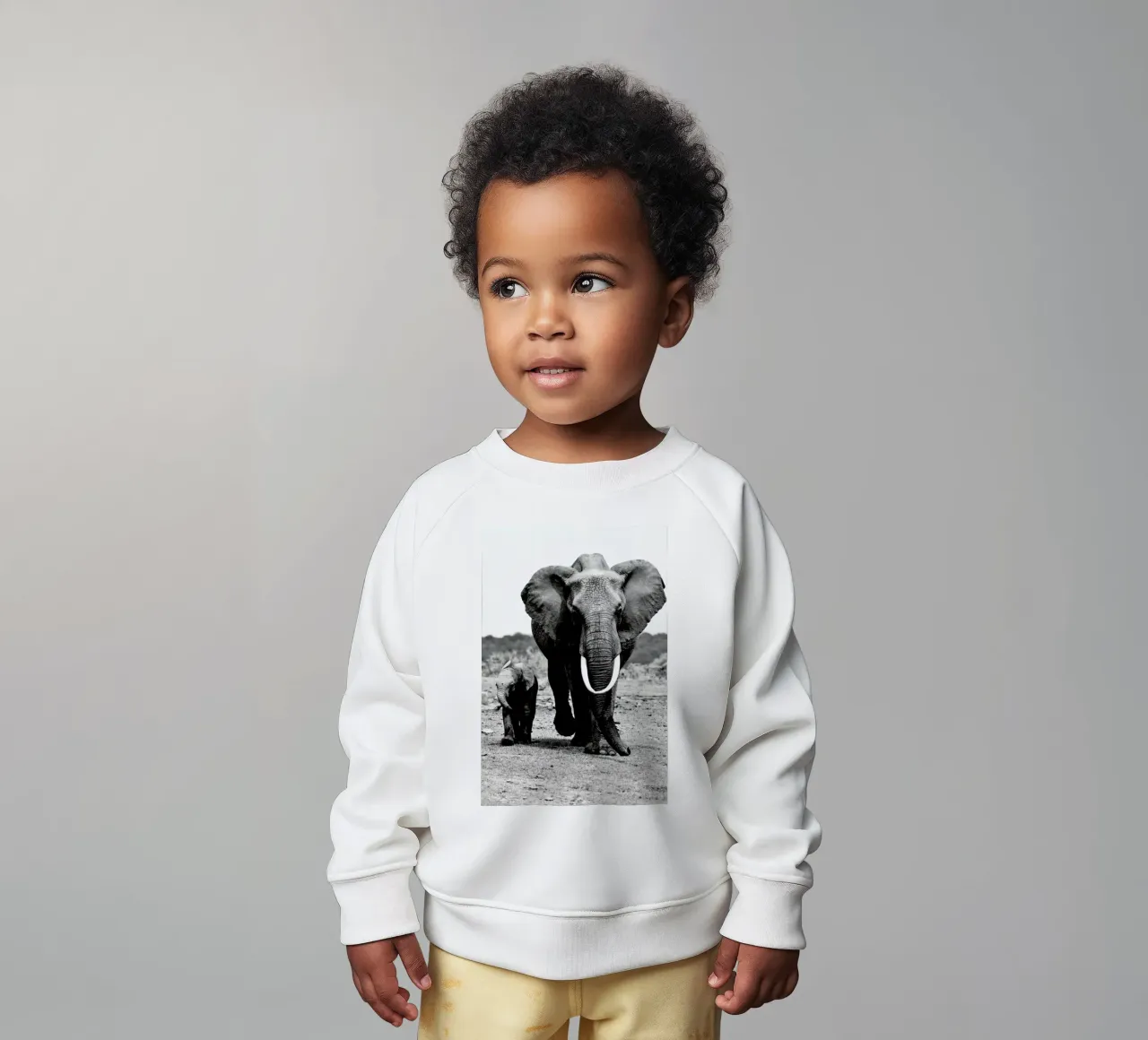 Big and Little felpa neonato da Natural Kingdom