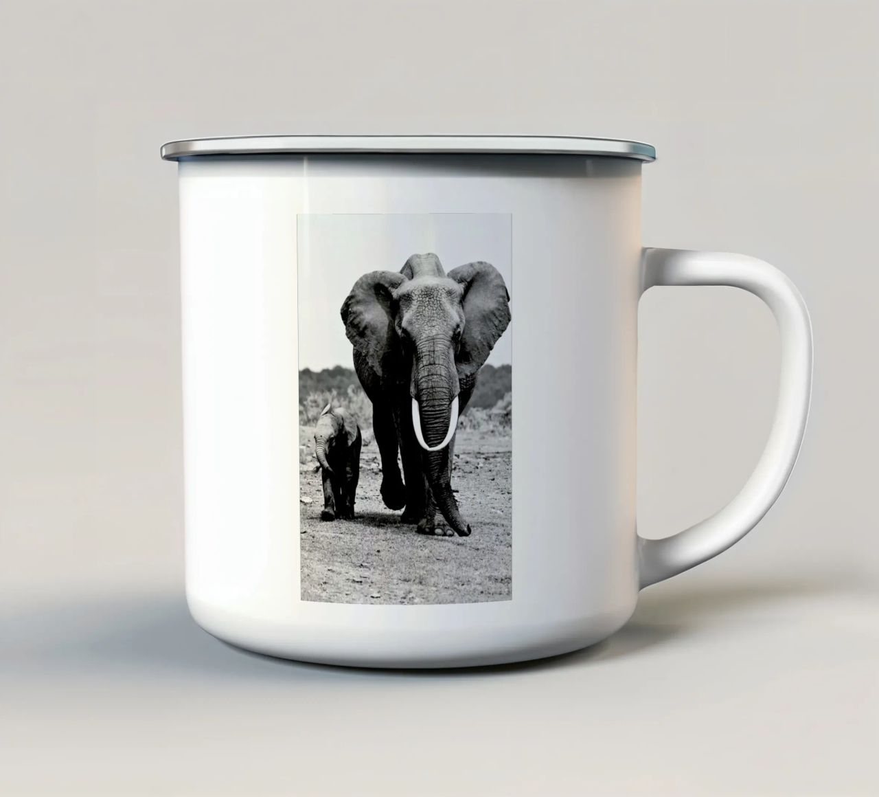 Big and Little tazza in smalto da Natural Kingdom