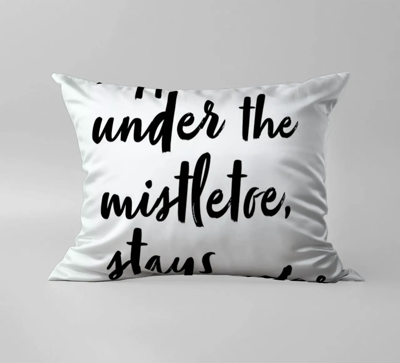 Under the Mistletoe cuscino da daylight design studio