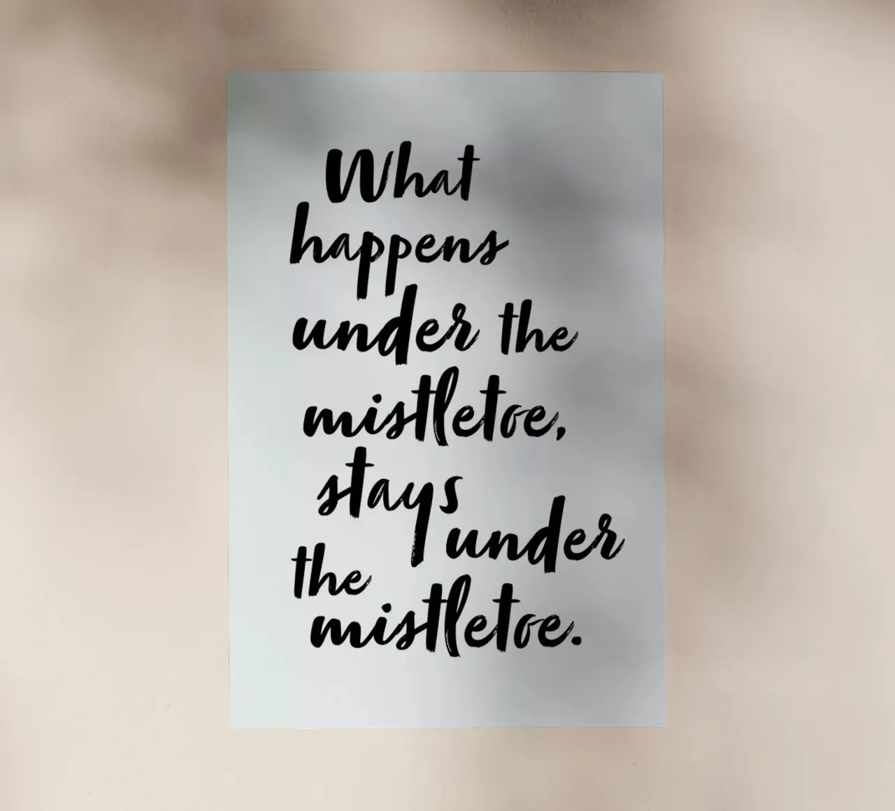 Under the Mistletoe pellicola backlit da daylight design studio